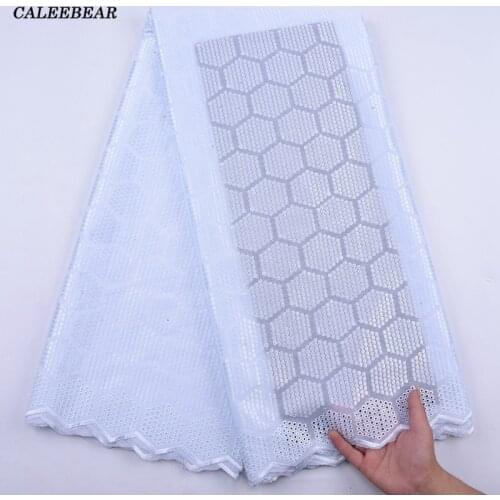 Latest White Nigerian Swiss Voile Lace In Switzerland African Lace Fabric 2020 High Quality Cotton Lace For Party Dress S2095