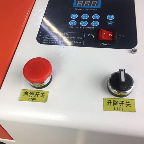 Mini laser engraver cutting machine laser engraving machine 50W 3040 used for plastic cards caving
