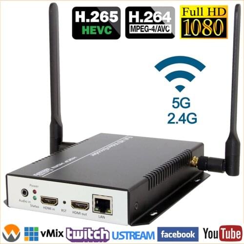 MPEG4 AVC / H.264 IPTV WIFI Encoder Hardware HDMI To RTSP HTTP RTMP IP Streaming Wireless For Live, Streaming Media Server
