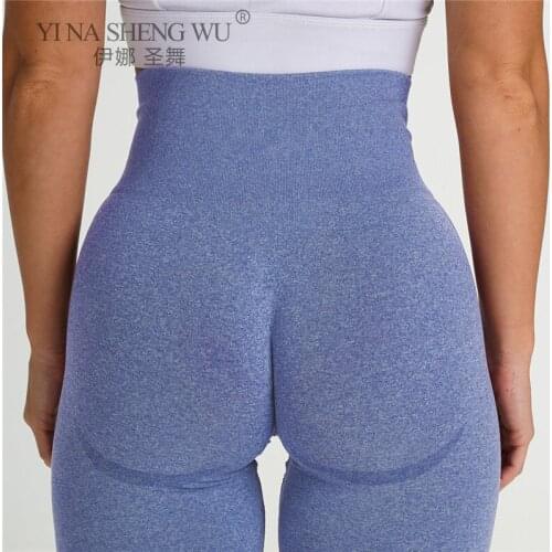 Solid High Waist Yoga Sport Shorts Women Gym Fitness Push Up Seamless Leggings New Joggning Workout Training Short Pants Bottoms