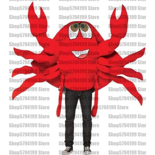 Customised # Crab Waver FurryMascot Suit Mascot Costume Costumes Cosplay Animal Party Fancy Dress Carnival Birthday Gift