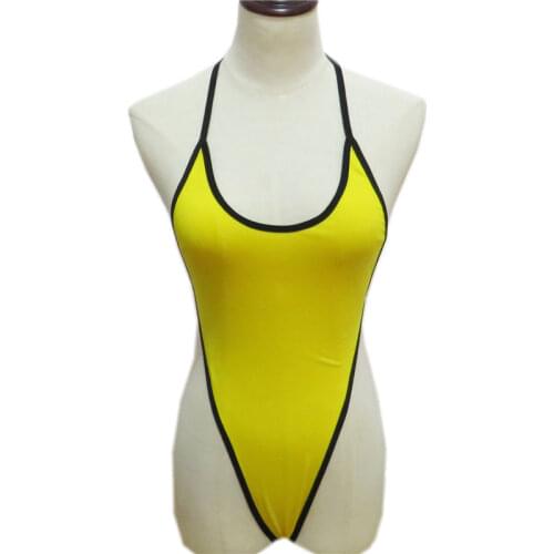 Sexy bikini swimwear women swimsuit one piece biquini bikinis Candy colors Edging Halter Cover belly Lace adjustable thongs spa