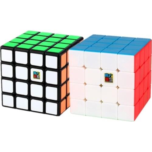 Speed Profissional 59mm Stickerless Magic Cube moyu 4x4x4 Educational Puzzle Games Cubes 4x4 Black Puzzles for Children Toys