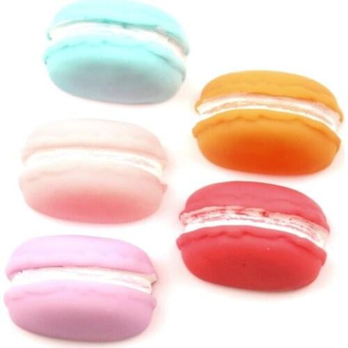 20Pcs 25x17x12mm Mixed Resin Cake Cabochon Flatback Decoration Crafts Embellishments For Scrapbooking Diy Accessories
