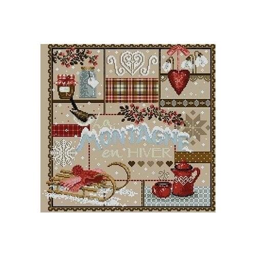 Cross Stitch Set Chinese Cross-stitch Kit Embroidery Needlework Craft Packages Cotton Fabric Floss New Designs EmbroideryZZ658