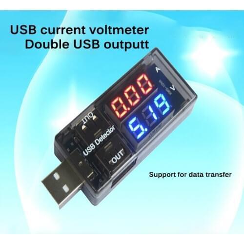 LED Voltmeter DC 100V 10A Current Voltage Digital Ammeter Meter USB Charger Car Motorcycle Volt Amp Detector Tester