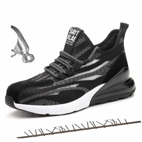 Female Luxury Brand Safety Shoes for Men Steel Toe Boot AIR Cushioning Shoe Indestructible Boots Anti-slip Designer Shoes