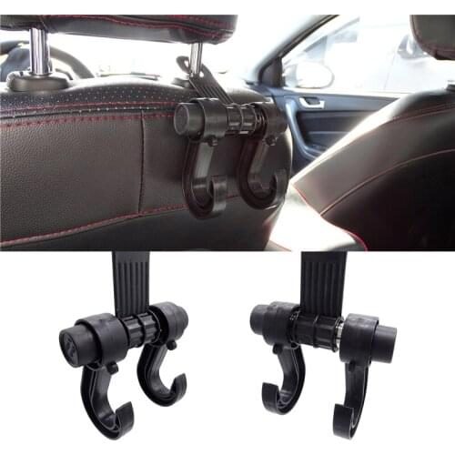 1 Pc Universal Car Seat Back Hook Portable Hanger Holder Storage for Car Bag Purse Cloth Multifunction Car Interior Accessories