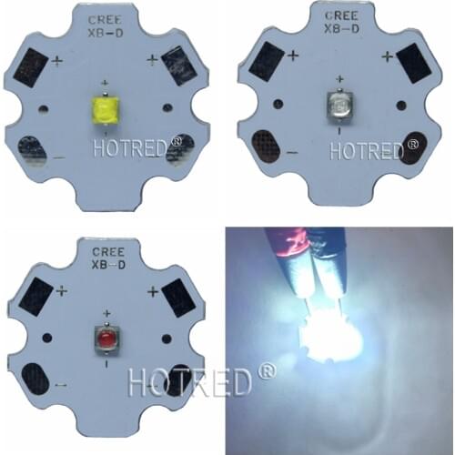 10pcs/lot US Original CREE XBD XB-D 3W High Power Led Emittler Red/Green / Royal Blue /Cool white / Neutral White/Warm white