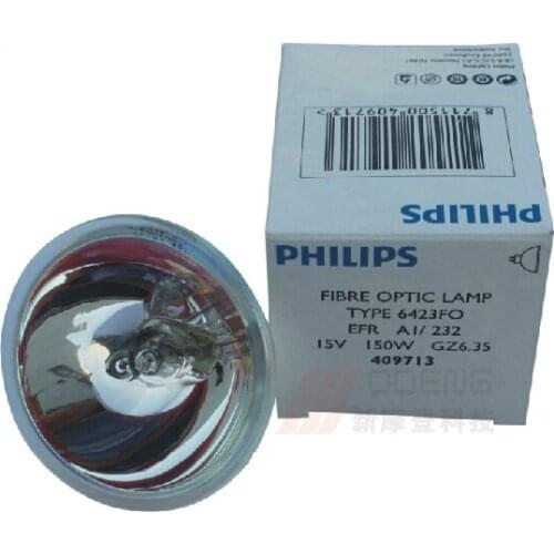 2pcs/Lot For PH 15V150W 6423FO,Fibre Optic Lamp 409713,Microscope Endoscope Light Source,6423 GZ6.35,EFR A1/232 Halogen Bulb