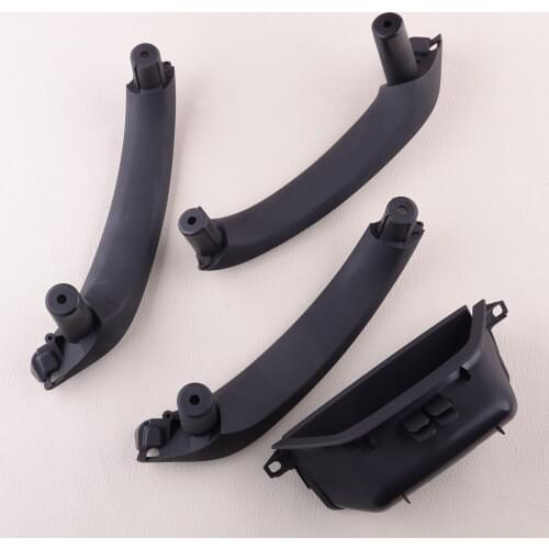 4Pcs/Set Car Front Rear Left Right Inner Door Pull Handle Trim Fit For BMW X3 F25 X4 F26 2011 2012 2013 2014 2015 2016 2017
