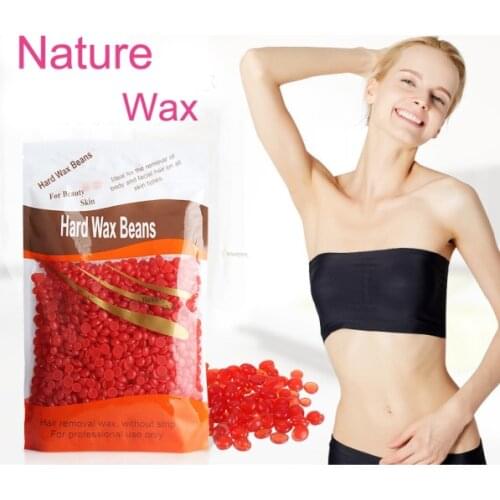 50 gram solid grain wax for depilation hair remocal bean No Strip Depilatory Hot Film Hard Pellet Bikini Waxing