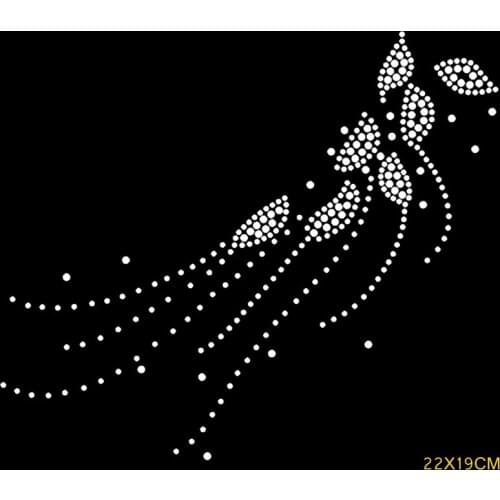 Free shipping Rhinestones hotfix transfer chest rhinestones diagram clothes finished product hot map