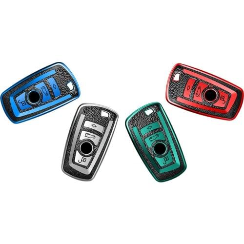 TPU Leather Car Key Holder Case Cover For BMW F20 F30 G20 F31 F34 F10 G30 F11 X3 F25 X4 I3 M3 M4 1 3 5 Series Accessories