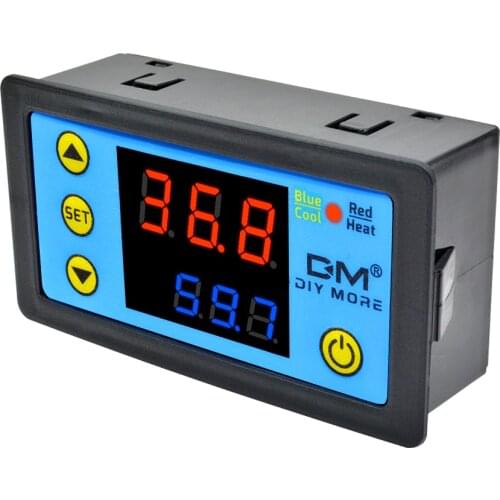 W3231 12/24/220V Digital Thermostat Regulator Controller Heat Cool Home Intelligent Temperature Control Switch NTC Sensor Cable