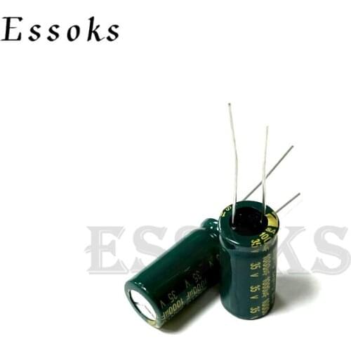 5pcs Electrolytic Capacitor 35V1000UF 35V 1000UF 10X20 13X17 13X20 mm High Frequency Low ESR Aluminum Capacitors