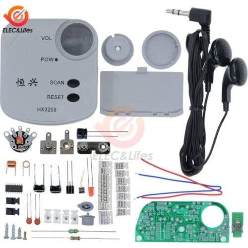 HX3208 FM Micro SMD Radio DIY Kits FM Frequency Modulation Radio Electronic Production Training Suite