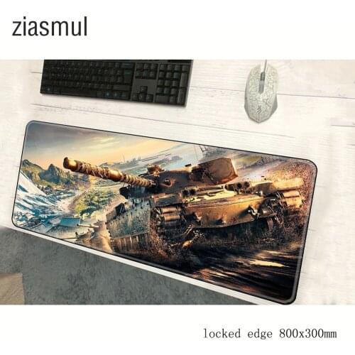 World of tanks pad mouse large computer gamer mouse pad 800x300x2mm padmouse HD print mousepad ergonomic gadget office desk mats