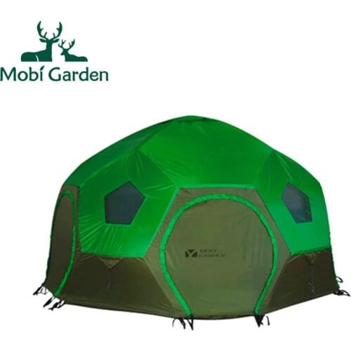 Mobi outdoor camping equipment hiking waterproof tents high quality wigwam double layer big camping tent