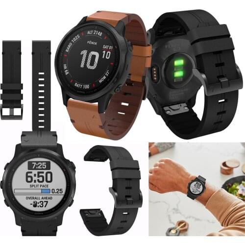 Fashion watch bracelet watchband genuine leather strap watch band watch accessories wristband For Garmin Fenix 5S watchband 20mm