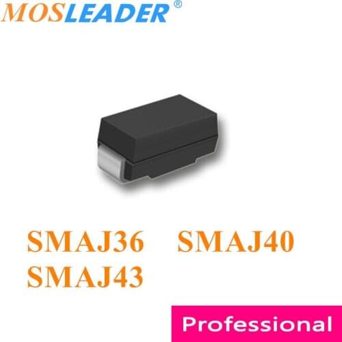 Mosleader 1800pcs SMAJ36 SMAJ40 SMAJ43 DO214AC SMAJ36A SMAJ40A SMAJ43A SMA SMAJ36CA SMAJ40CA SMAJ43CA Chinese TVS
