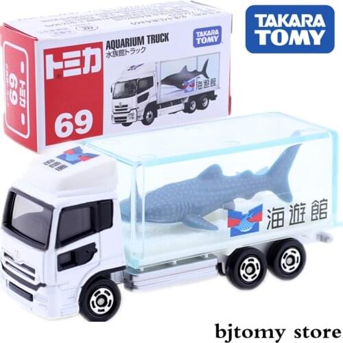 Takara Tomy Tomica No.69 Aquarium Truck Model Kit Miniature Diecast CAR Toy Hot Lorry Mould Pop Transporter