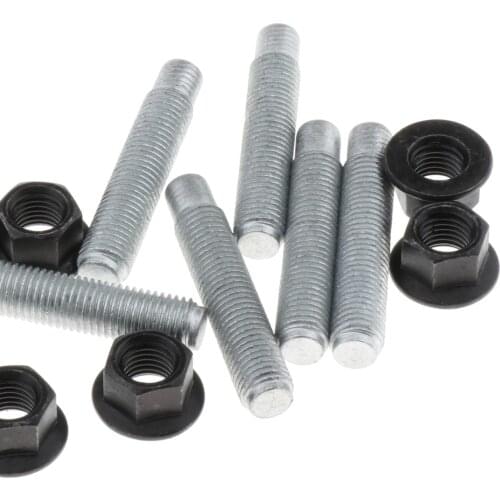 Iron Exhaust Manifold Stud Nut Kit Set Replacement 800910550 902370029 800910390 for 1990-2018 and Outback