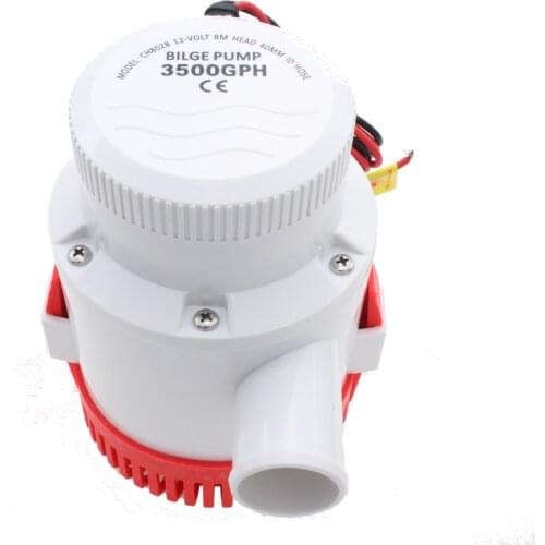 Marin Submersible Water Pump 12V 24V 3500GPH Bilge DC Pump For Swimming Pool Boat