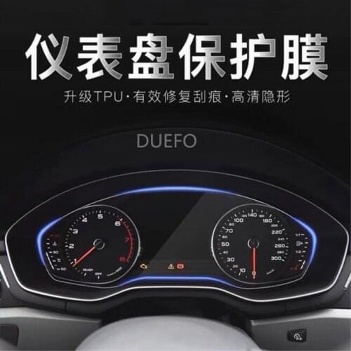 For Audi Q5 Q3 A3 A4L A6L Q7 A5 Car Dashboard Instrument Panel Screen TPU Protective Film Anti-Scratch Car Accessories