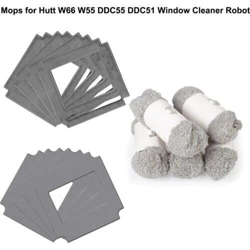 HUTT Mops for Electric Window Cleaner Robot Mops Spare Parts Kits Accessories for Xiaomi Mijia HUTT W66 W55 DDC5 DDC55