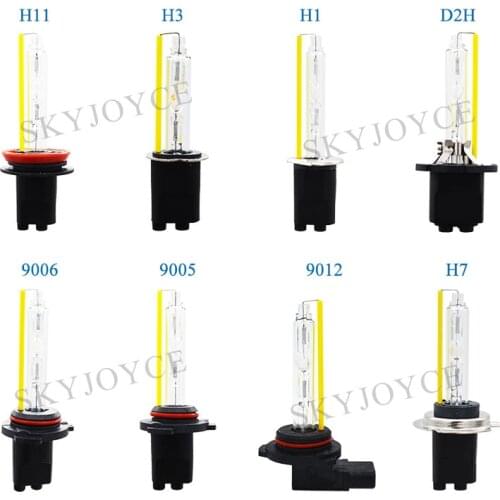 SKYJOYCE AC 12V 55W 5500K Fast Bright HID H1 H7 H11 HB3 HB4 D2H HID Bulb 35W 45W 55W Car Headlight Kit H7 D2H HID Headlamp Bulbs