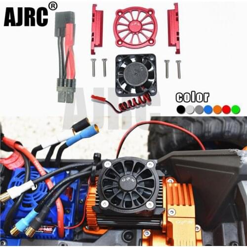 TRAXXAS 1/10 4S MAXX MONSTER TRUCK 89076-4 aluminum alloy motor radiator with waterproof fan