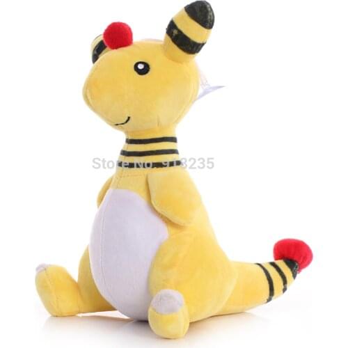 10/Lot Ampharos 23CM Plush Doll Soft Cartoon Dolls Christmas Gift Stuffed Toys