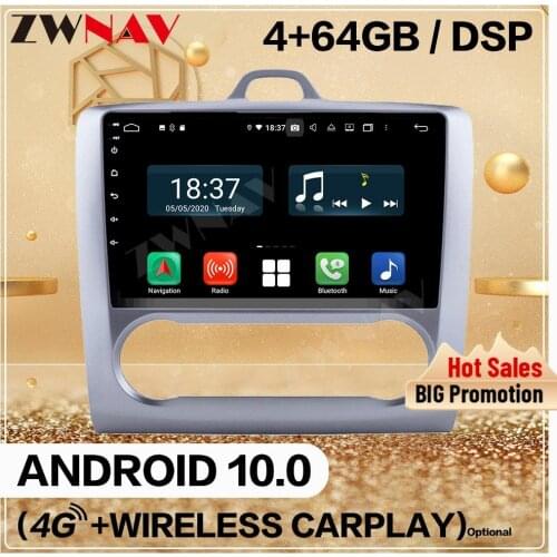 128GB 2 Din For Ford FOCUS 2007 2008 2009 2010 2011 Android Multimedia Player Screen Auto Stereo Audio Radio GPS Navi Head Unit