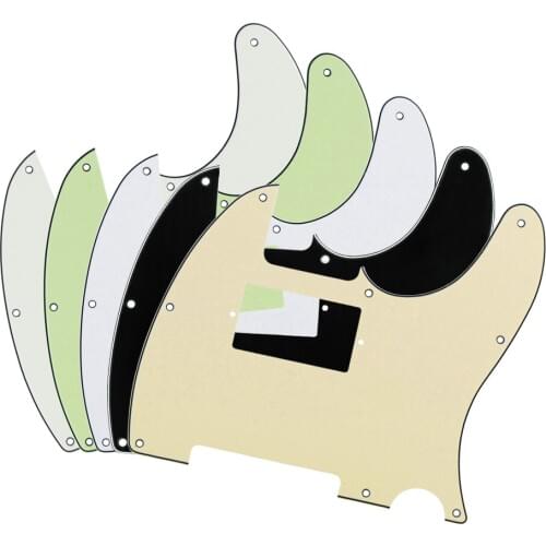 5pcs PVC 3Ply 8 Holes Humbucker Guitar Pickguard Pick Guard Scratch Plate for Tele Style Guitar