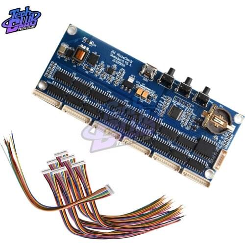 6-bit Nixie Glow Clock Motherboard Core Board Control Panel universal in8 in8-2 in12 in14 in18 qs30-1 Glow Clock Controller