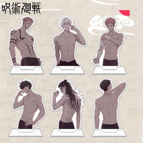 Anime Jujutsu Kaisen Itadori Yuji Ryomen Sukuna Acrylic Figure Stand Display Model Plate Table Decorative Half-length Series