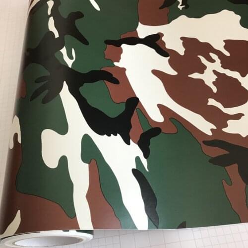 Arctic Camouflage Black White Green Vinyl Camo Car Wrap Foil With Air Release Self Adhesive Motorbike Scooter Car Sticker Decal