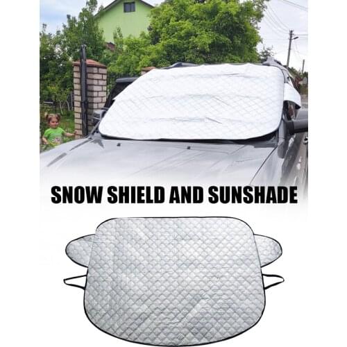 Car Winter Windshield Snow Cover Auto Sun Block Shade Frost Protection Anti-Sun Anti-Icing Windshield Cover Car Accessories