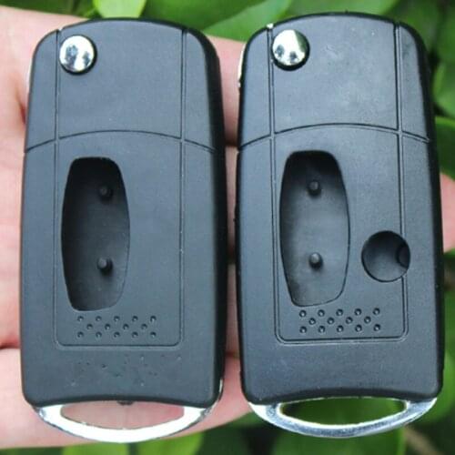 DAKATU 2/3 Button Modified Flip folding remote key shell for Mitsubishi Outlander Grandis Lancer EX With Right Blade