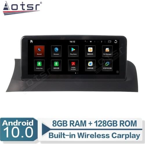For BMW X3 F25 X4 F26 2011 - 2017 Android Auto Car Player Radio GPS Navigation Multimedia Video IPS Screen 10.25" AutoRadio