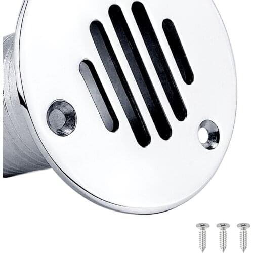 Stainless Steel Boat Floor Deck Drain Scupper for Boat Yacht Drain Supplies