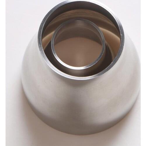 22mm DN20 Turn 19mm 3/4" DIN Butt Welding Reducer SUS 304 Stainless Steel Sanitary Pipe Fitting Homebrew Beer Exhaust