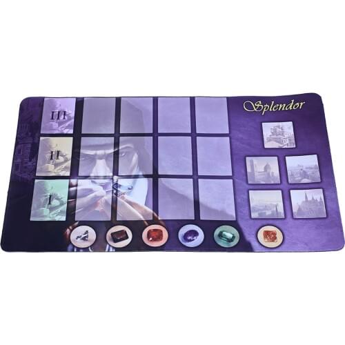 The Smooth and Protective Playmat Designed for Splendor is Perfect for Card Games, and Many Other Uses