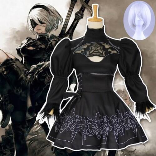 Game Nier Automata Cosplay Costume Yorha 2B sexy Outfit Games Suit Women Role Play Costumes Girls Halloween Party Fancy Dress