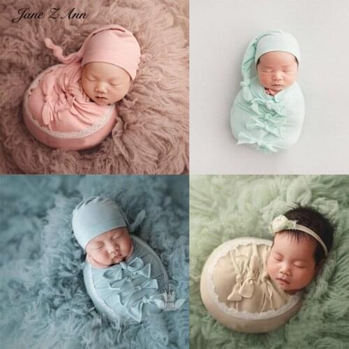 Jane Z Ann Newborn Packing 5pcs Set Pack Butterfly Knot Style Wrapping without undressing studio shooting accessories
