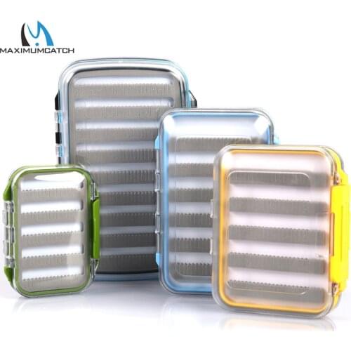 Maximumcatch Waterproof Fly Fishing Box With Slit Foam Fishing Lure Hook Bait Fly Box Fishing Tackle Box