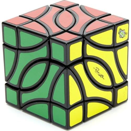 LanLan Cube Pisces Cube Pitcher 4-Corner Cube MagicFour Corner Cube Double Fish Professional Puzzle Antistress Educational Toys