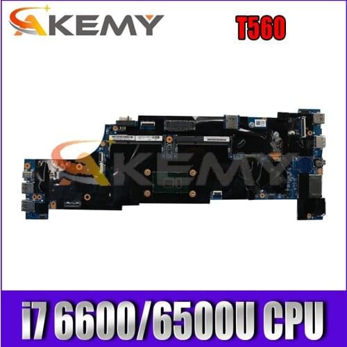 For Lenovo ThinkPad T560 laptop motherboard with CPU i7 6600/6500U tested 100% work FRU 01AY457 01AY332 01ER007