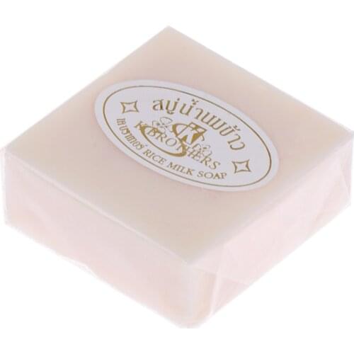 60g Rice Milk Soap Handmade Whitening Face Hand Bathing Soap Collagen Antiacne skin soap handmade soap